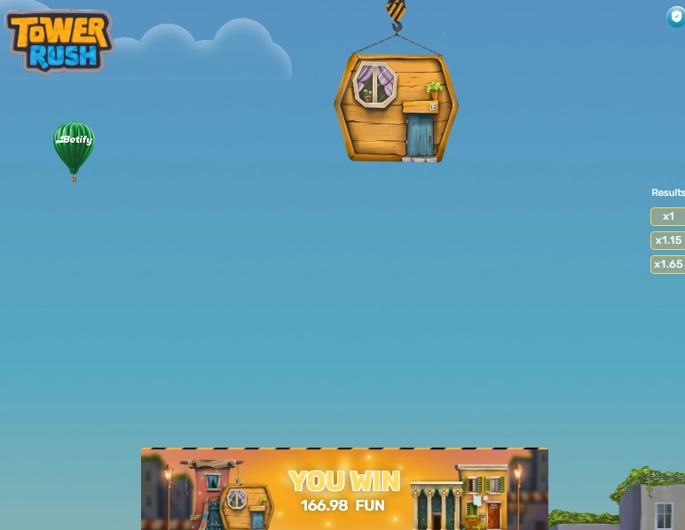 Tower Rush - Gains en session